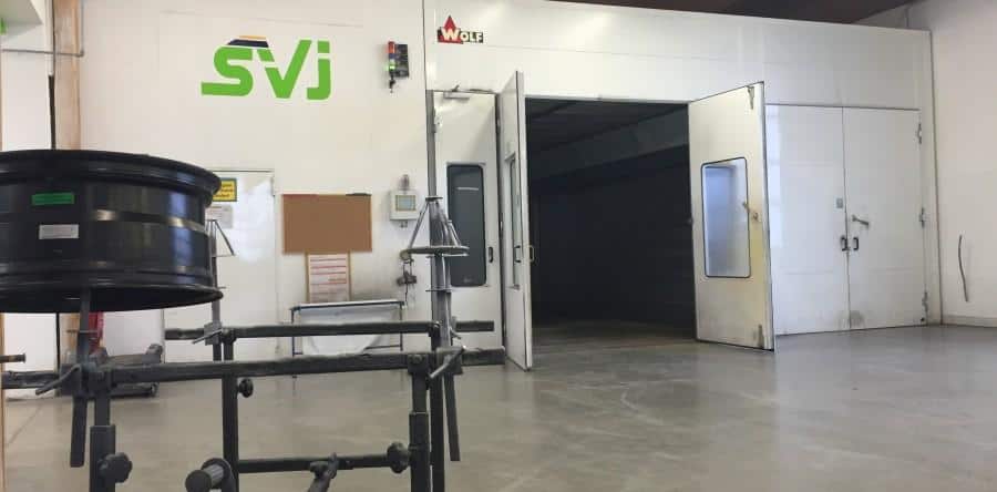 Spritzkabine mit Trocknungsofen