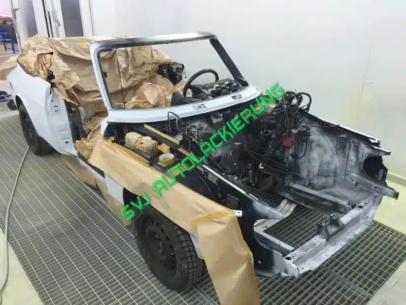 Saab Oldtimer Grundierung